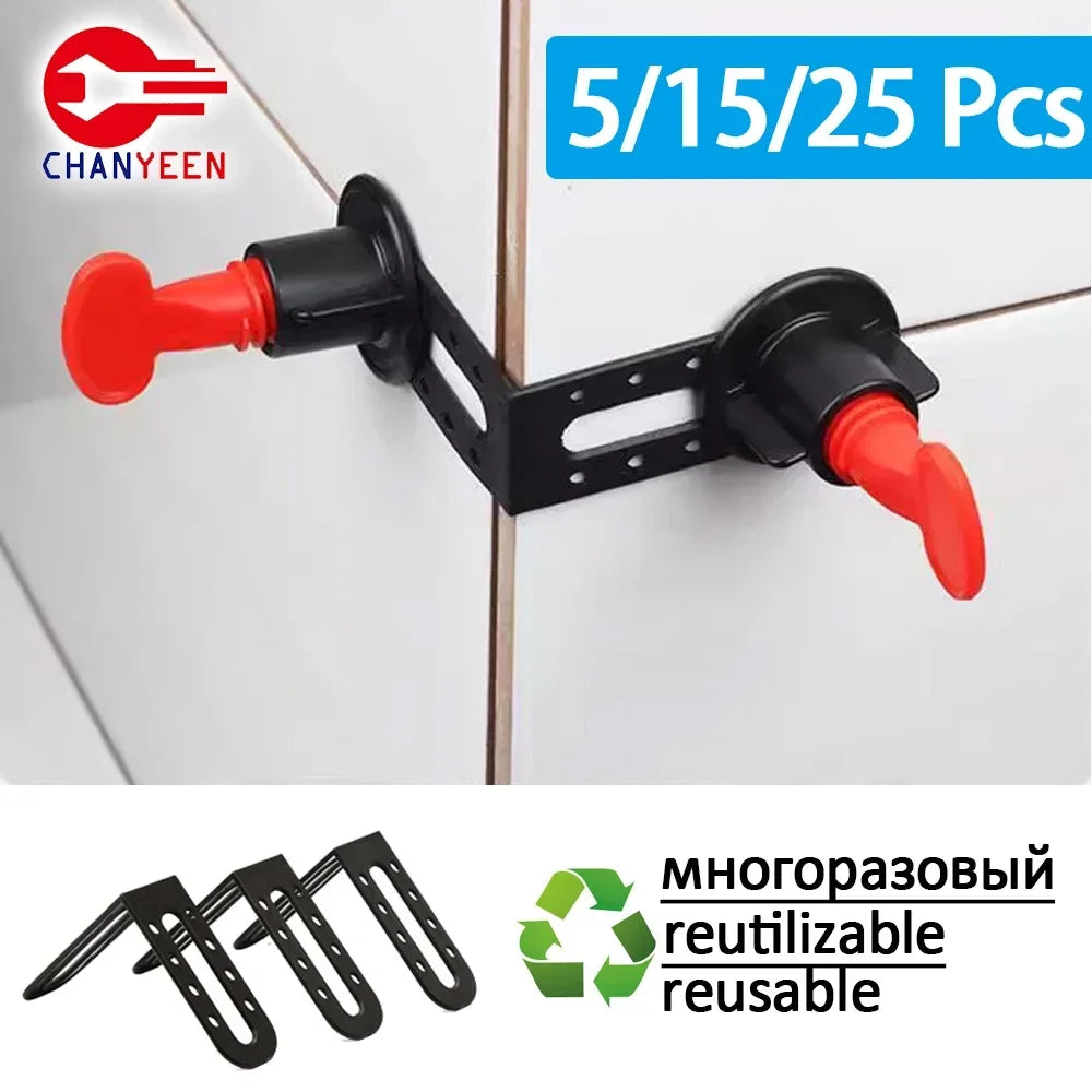 Tile Leveling System Clips for Floor & Wall, 5/15/25 Pcs