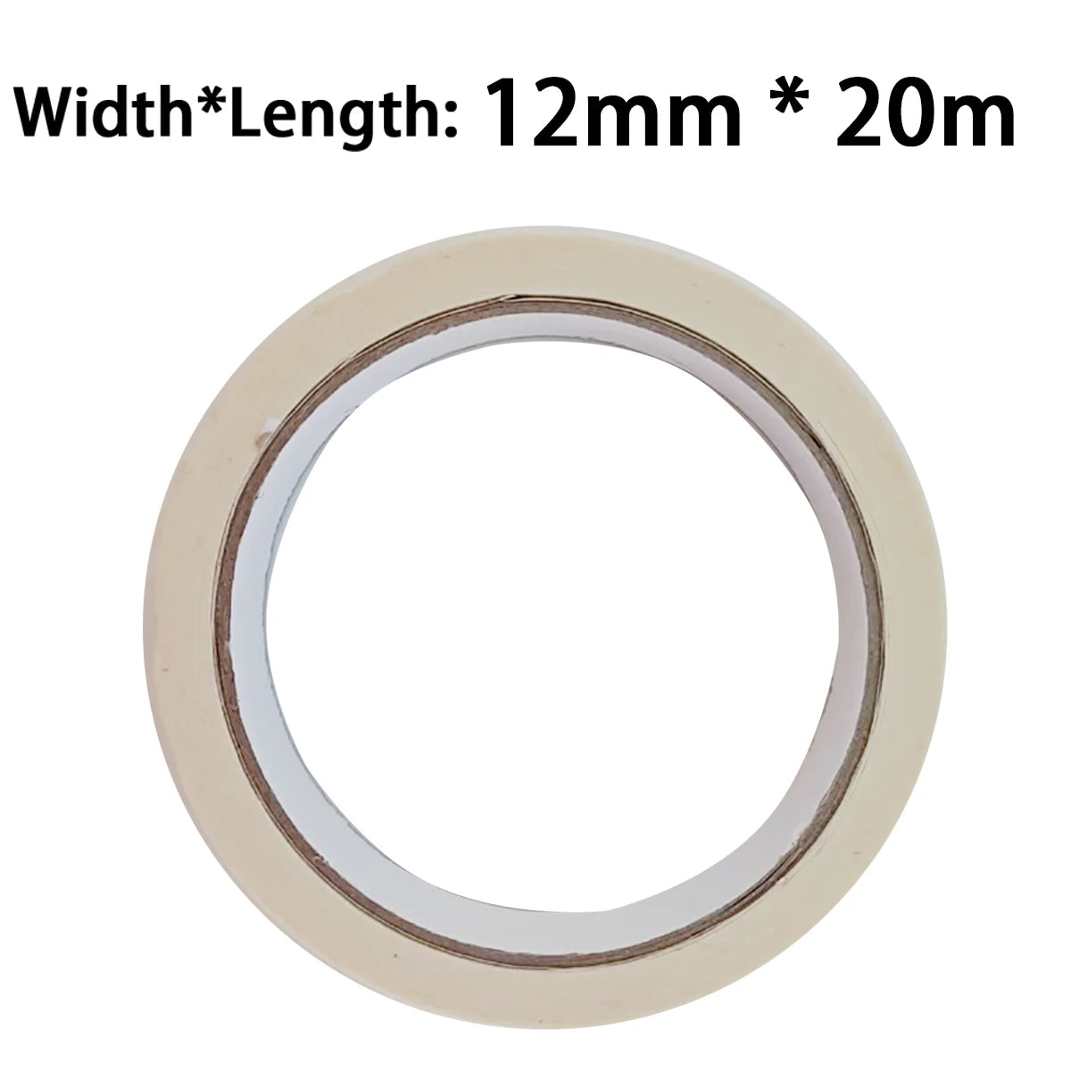 20m/50m White Writable Masking Tape Waterproof Self Adhesive for Art Painting Car DIY