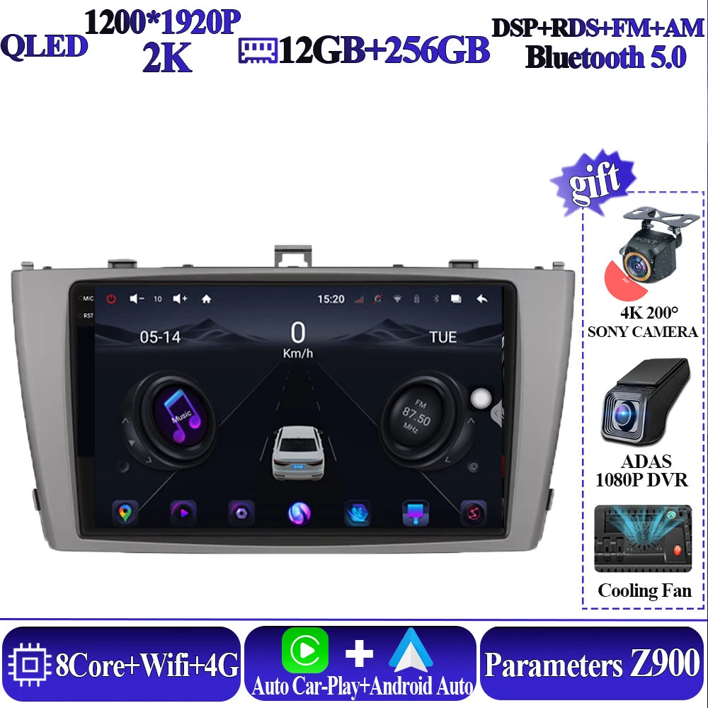 Toyota Avensis T27 9 Inch Android Car Stereo Wireless CarPlay - image 16