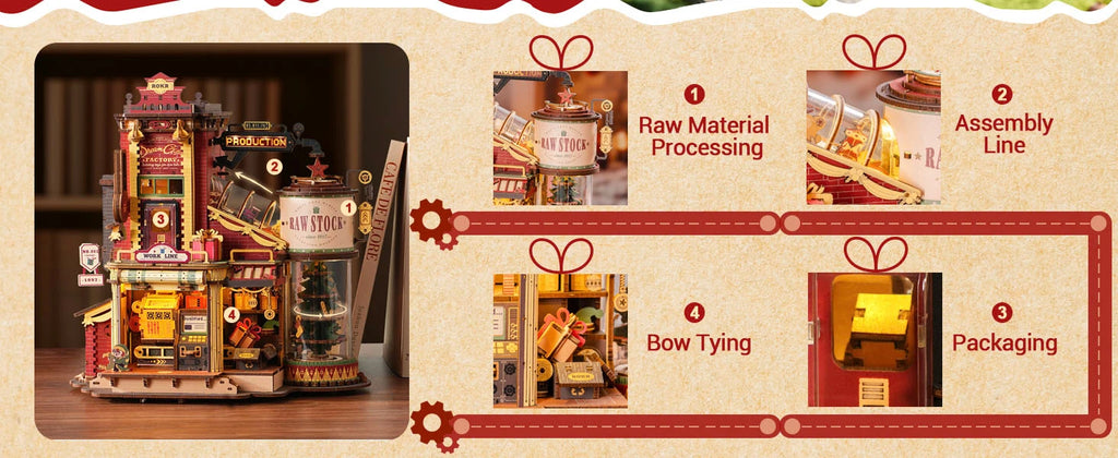 Rokr 3D Wooden Music Box Puzzle Kit, Build-It-Yourself Model - view 10