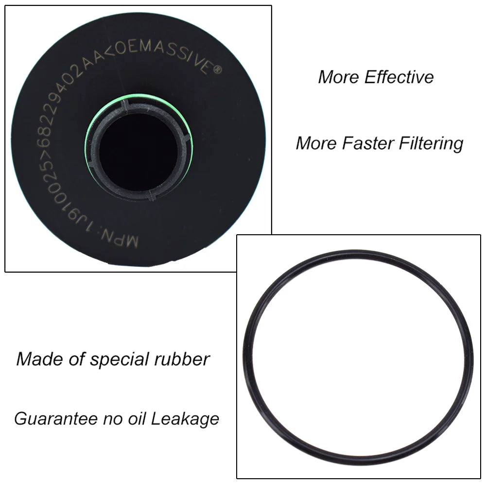 Oil Filter for Ram 1500 2014-2018 Jeep Grand Cherokee 2014-2019 3.0L - image 5