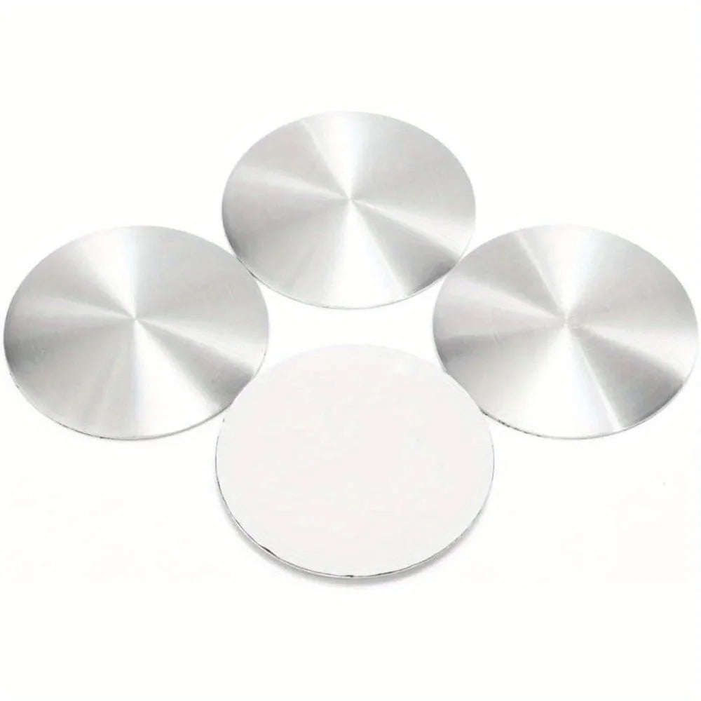 Solid Color Wheel Center Hub Caps, 4-Piece Set