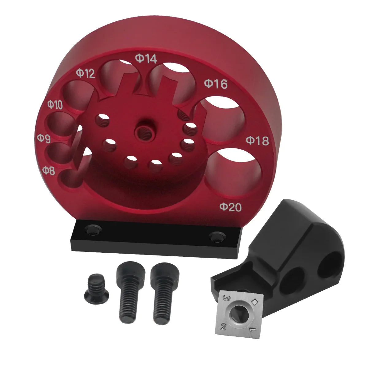 8-Hole Dowel Maker Jig Kit 8-20mm with Carbide Blades for Woodworking - image 14