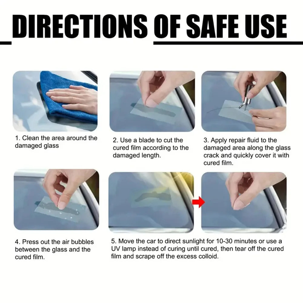 Windshield Crack Repair Resin Kit for Cars