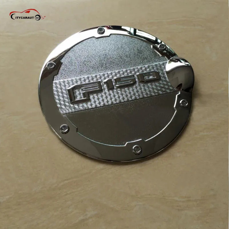 3D Chrome Fuel Tank Cap Cover for Ford F-150 (2015-2020) - image 2