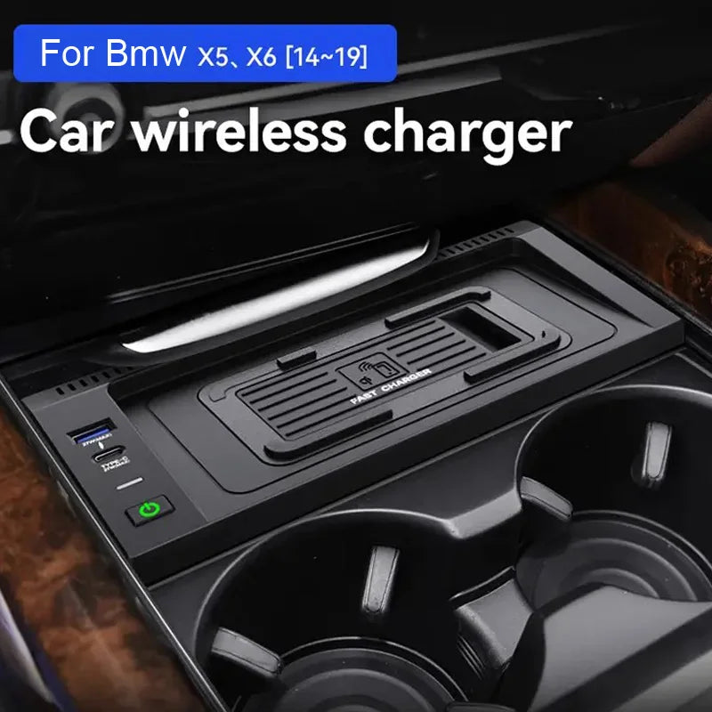 BMW X5 X6 Wireless Fast Phone Charger (2014-2018) - image 4