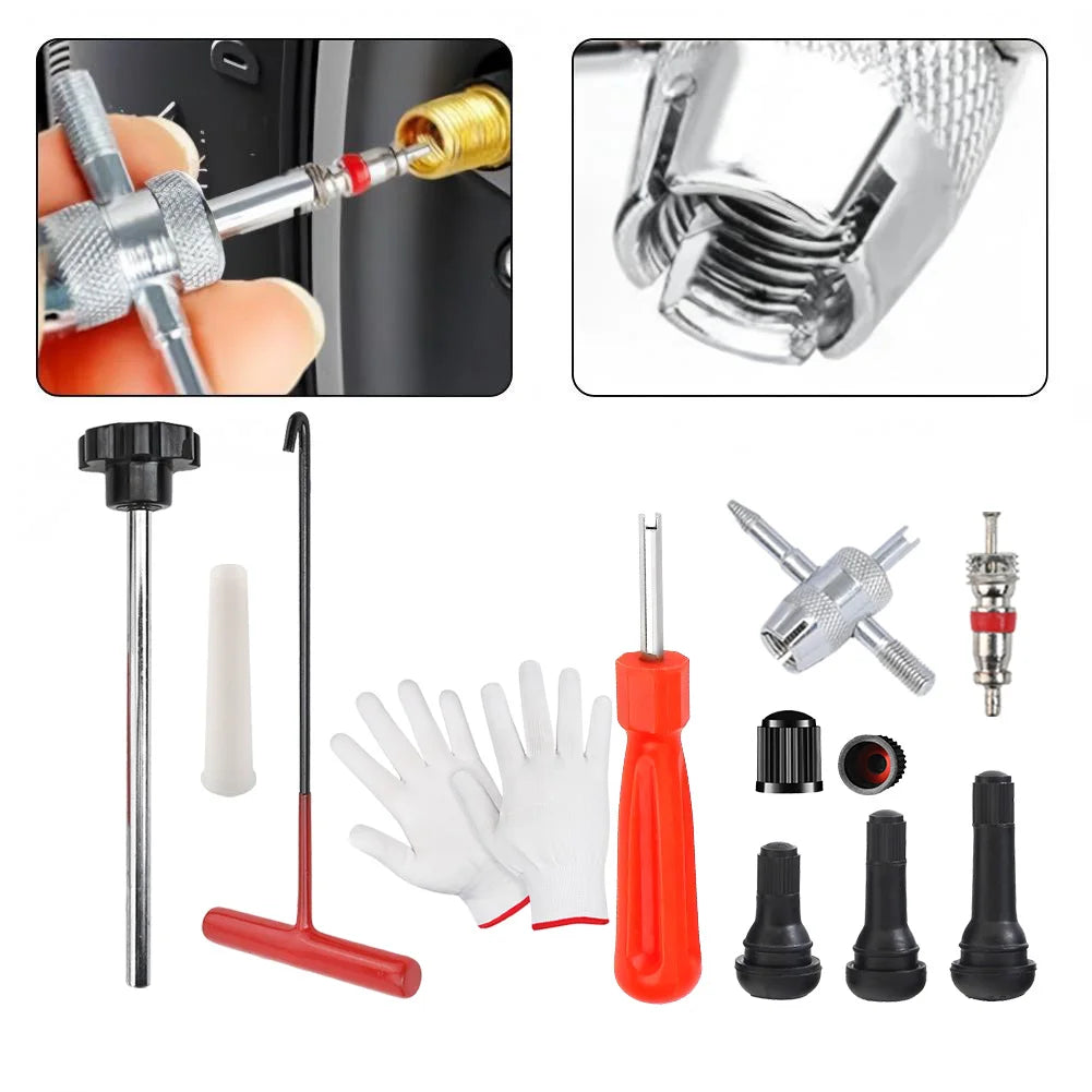 23pc Tire Valve Stem Tool Kit for Car, SUV & Motorcycle - image 18
