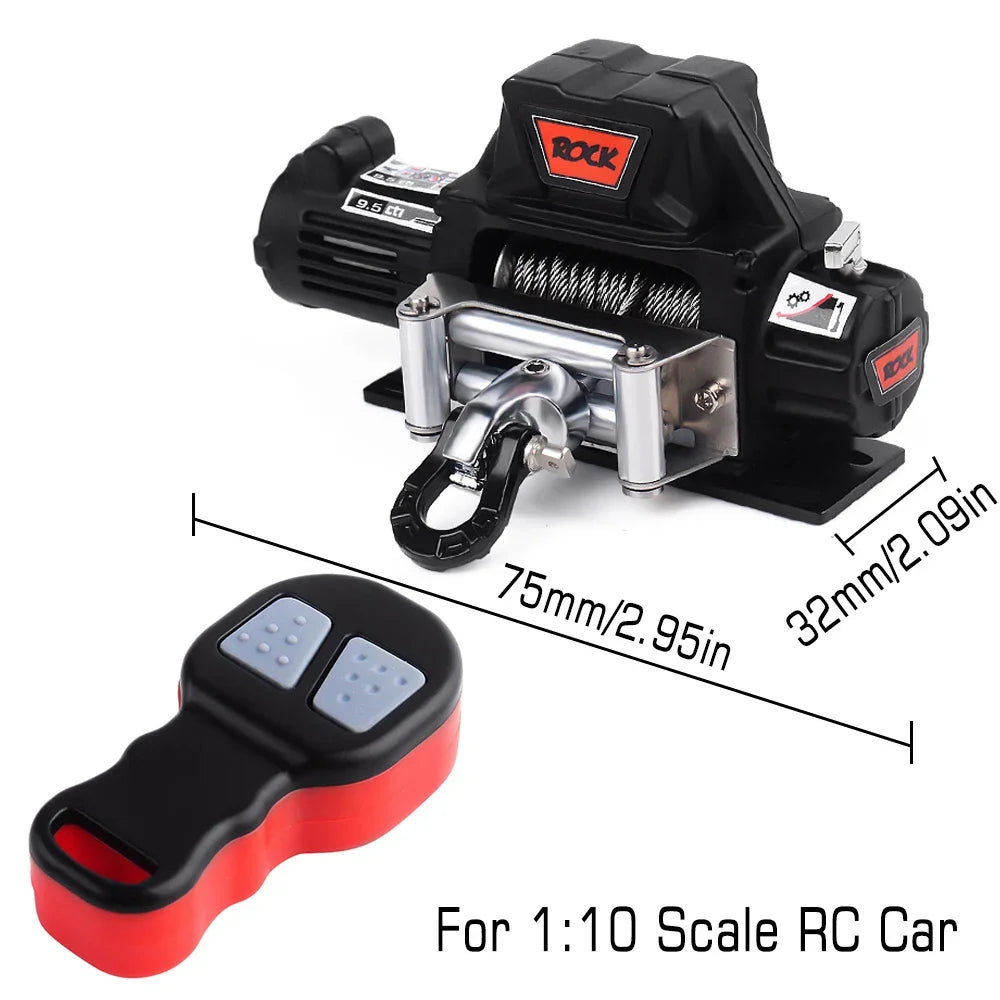 INJORA Wireless Metal Winch Remote for 1/10 RC Crawlers - image 8