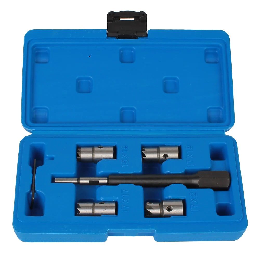 Diesel Injector Seat Cutter Set Carbon Remover Reamer Tool - image 13