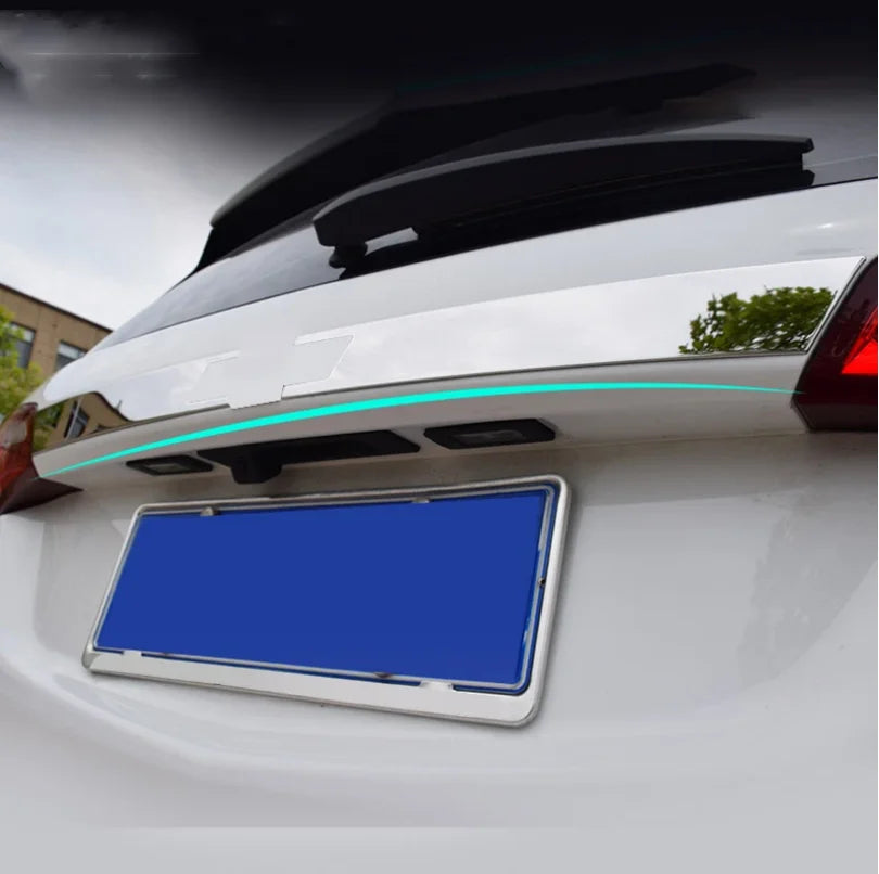 For Chevrolet Equinox 2017 2018 2019 2020 Accessories Rear Trunk Tailgate Door Tail Cover Trim Mouldings Bottom Panel Bezel Cove