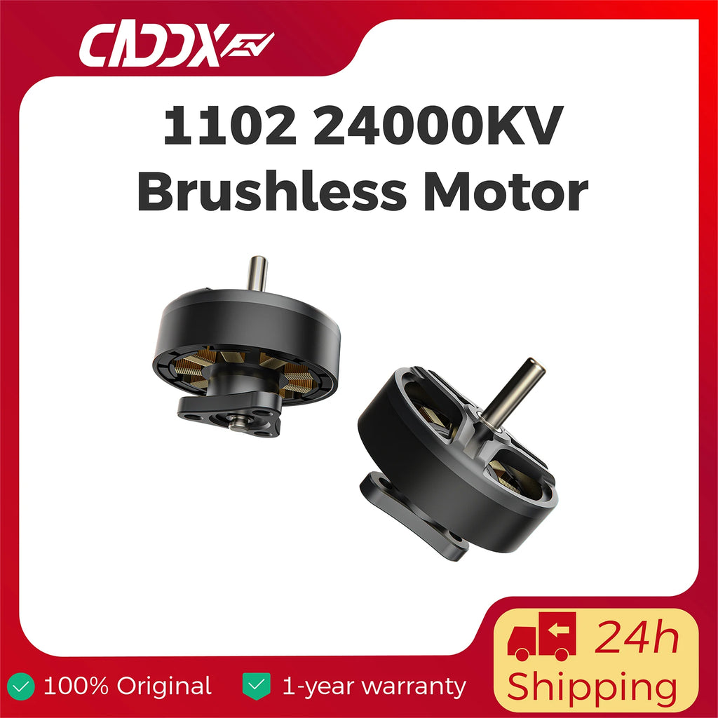 1102 24000KV Brushless Motor for 1S Tiny Whoop FPV Micro Drones