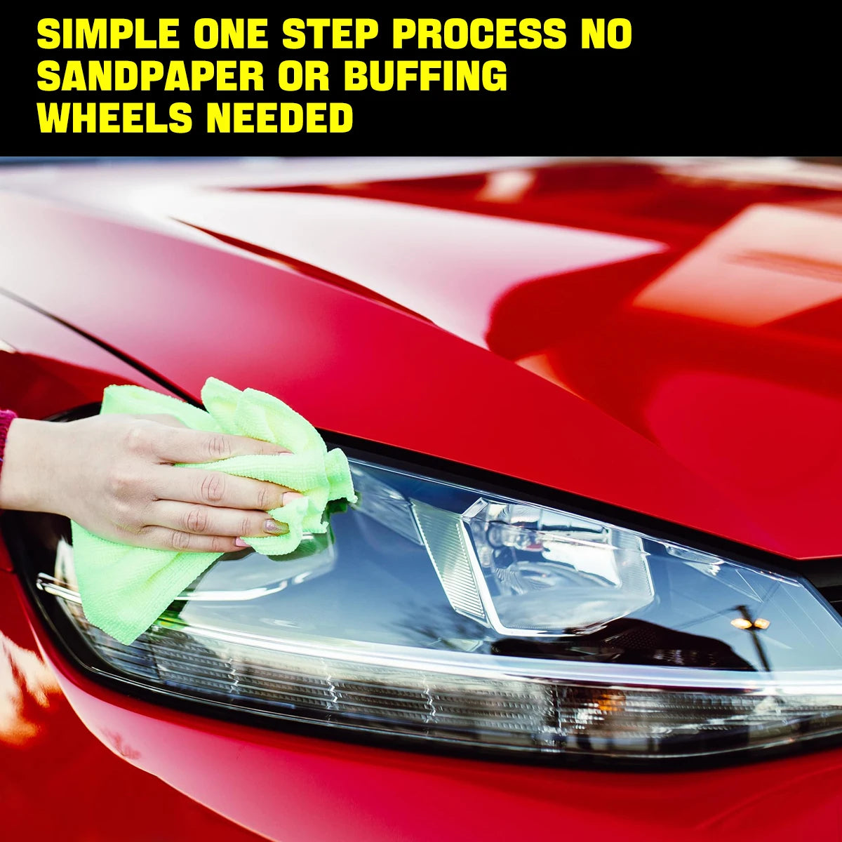 Headlight Restoration Liquid for Yellowed and Hazy Headlights