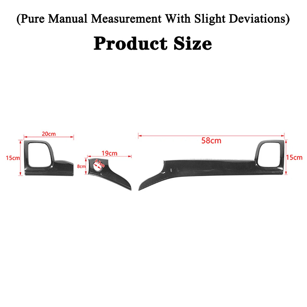 Car Center Console Panel Interior Handle Decoration Cover Trim for Jeep Grand Cherokee 2011-2016 2017 2018 2019 2020 Accessories