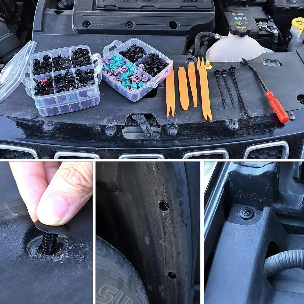 Automotive Fastener Clips & Bumper Rivets – Auto Trim Repair Kit - image 5