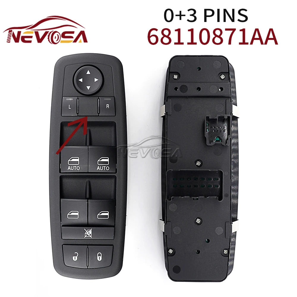 NEVOSA Power Window Switch for Dodge Ram, Durango, Jeep & Chrysler - image 10
