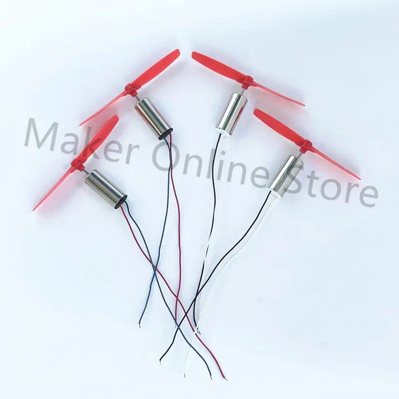 4pc DC 3.7V 50000rpm Coreless Motors with Propellers for Micro FPV - view 9