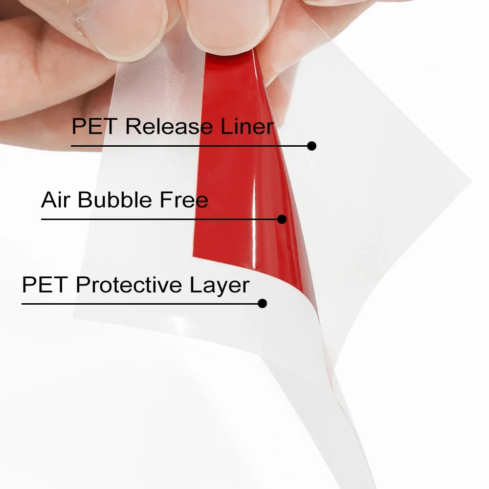 Glossy Red Car Vinyl Wrap Roll – Bubble Free PVC Adhesive Film - image 6