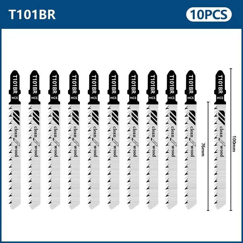 5-Piece T-Shank Jigsaw Blade Set – Woodworking