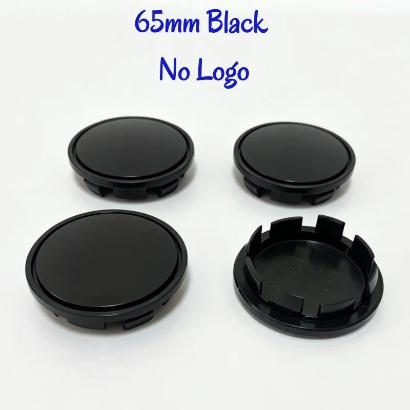 Universal Hub Caps 4-Piece Set - ABS PVC Blank Wheel Covers 48-68mm - image 9