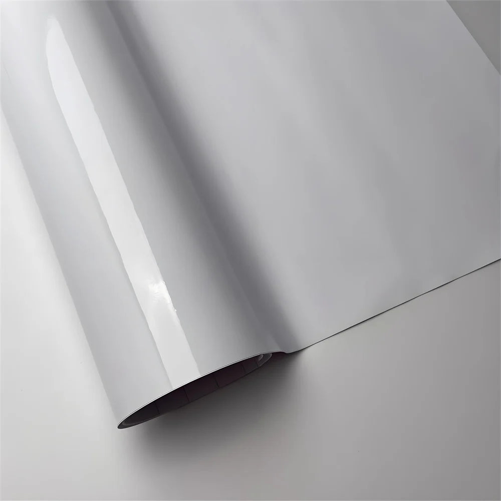 Glossy Vinyl Wrap Film for Car Motorcycle - Black White Grey Red Blue - image 8