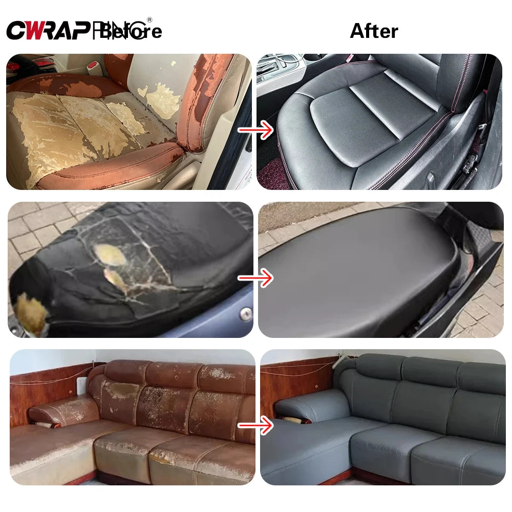 Self-Adhesive PU Leather Repair Sheet for Car Seats and Sofas
