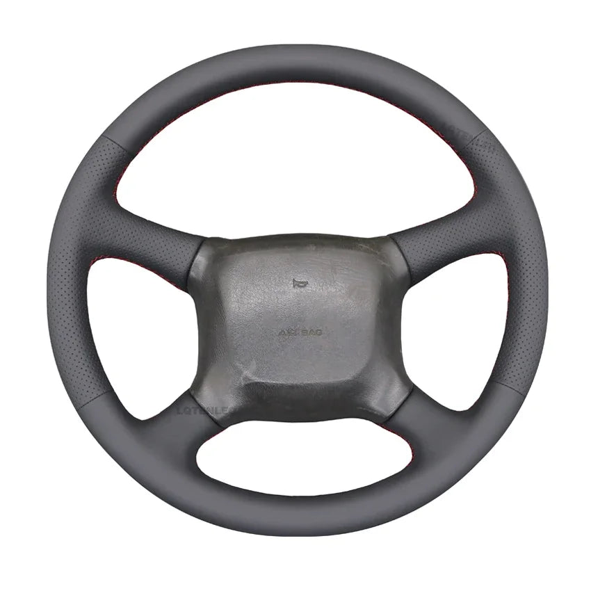 Black Faux Leather Steering Wheel Cover for Chevy/GMC Trucks & SUVs