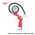 Dual-Scale Tire Pressure Gauge 0–220 PSI with Hose