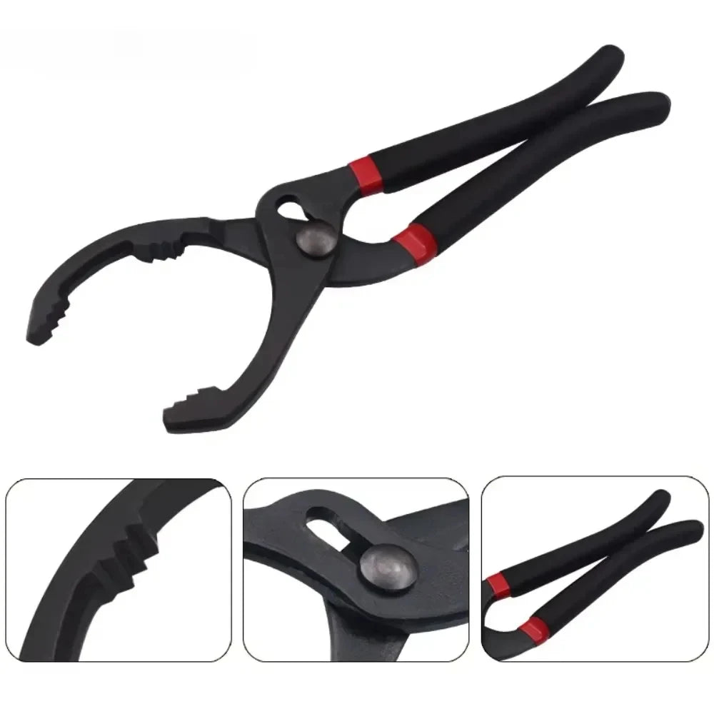 Oil Filter Pliers Clamp Type Wrench Disassembly Tool for Truck and Car Repair