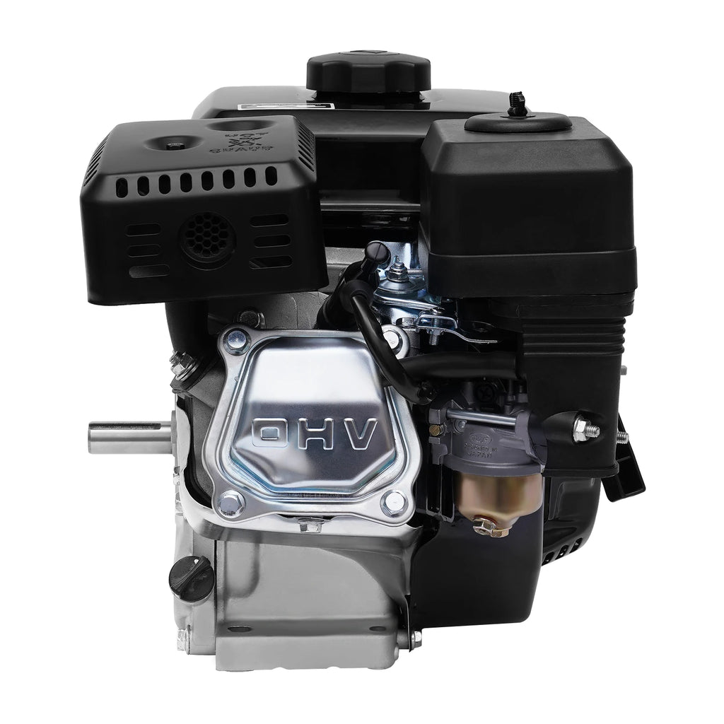 212cc 7.5HP Horizontal Shaft Gas Engine, 20mm Shaft, Pull Start