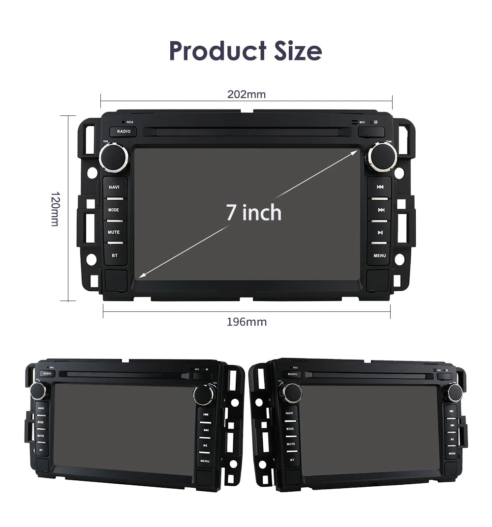 7-Inch Android 13 Touchscreen Car Stereo for Chevy Silverado GMC Sierra - image 5