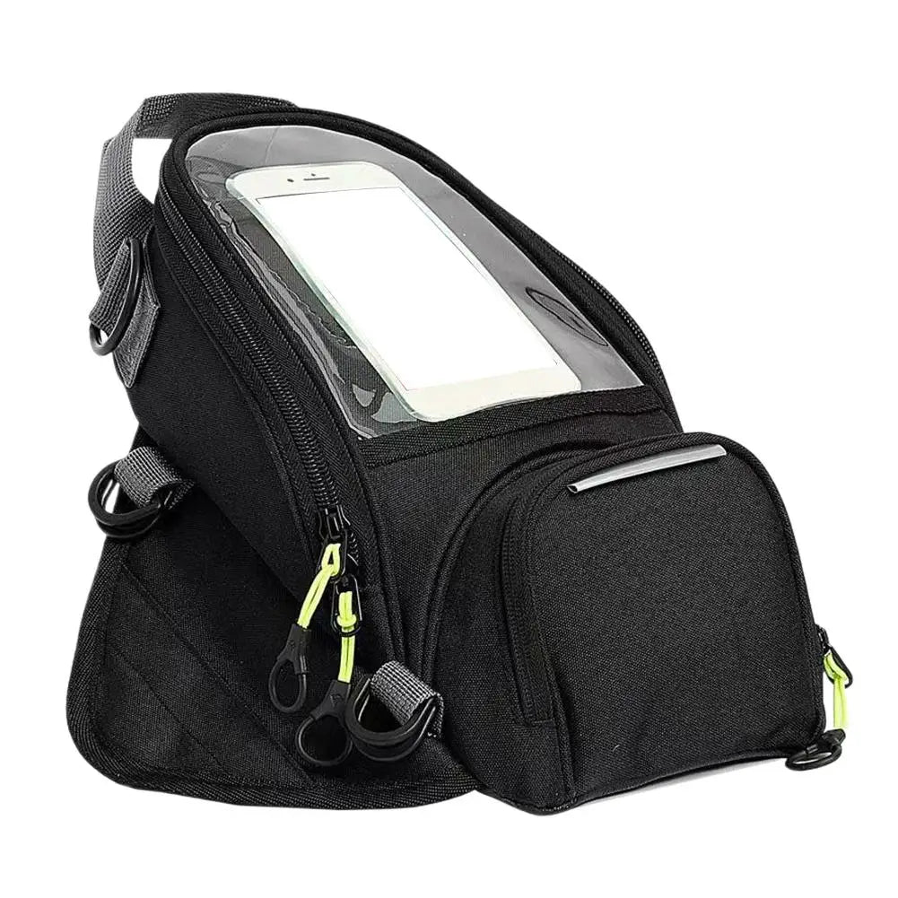 Motorcycle Riding Tank Bag Magnetic Fuel Tank Bag With Touchable Phone Screen Window Waterproof Motorbike Riding Storage Bag