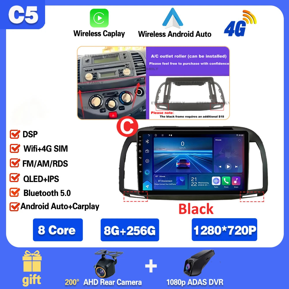 Android 15 Car Stereo for Nissan March Micra K12 with Carplay GPS - image 7