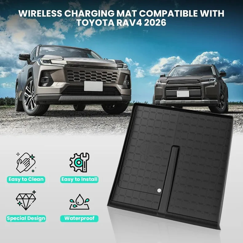 Wireless Charging Silicone Anti-Slip Pad for Toyota RAV4 2026 - view 14