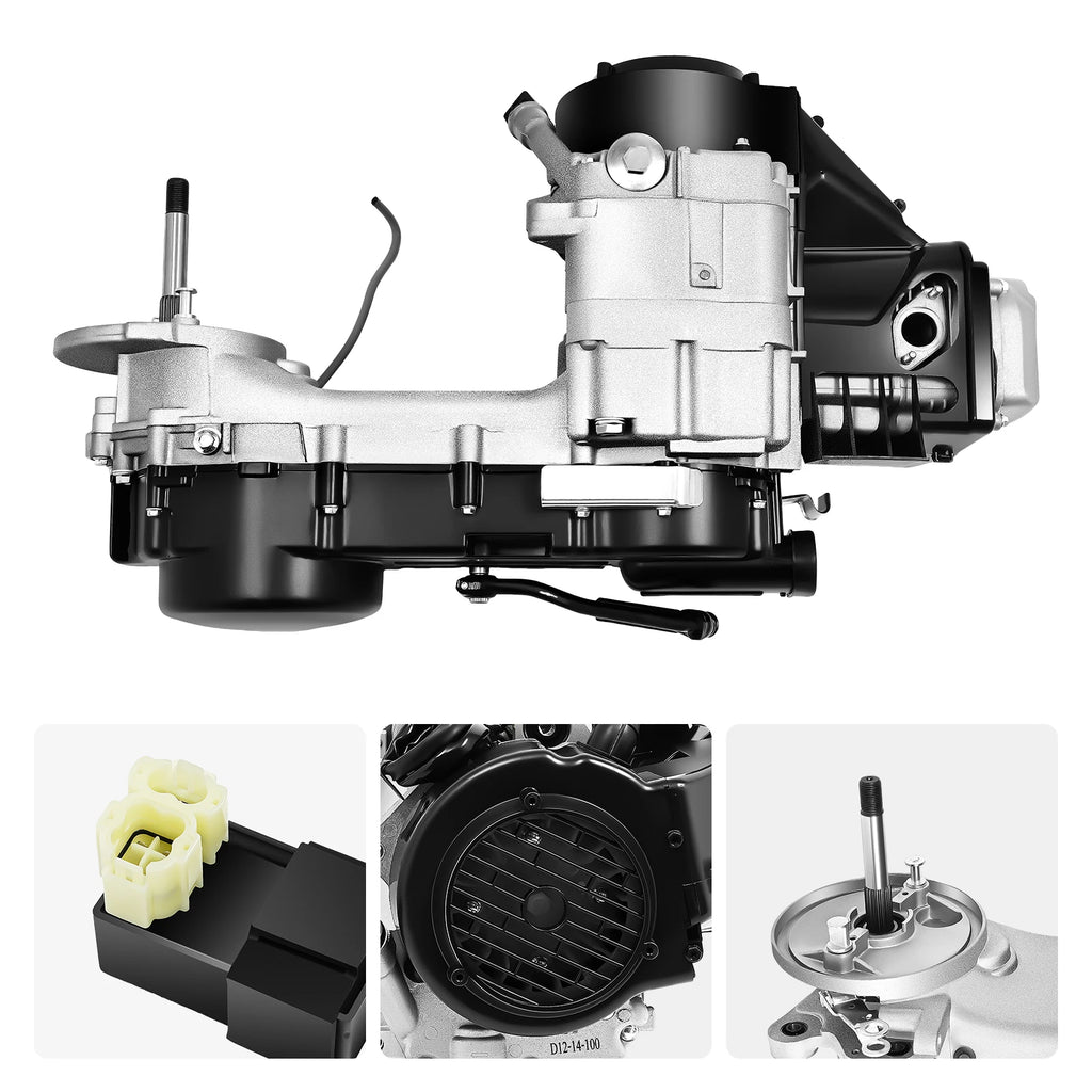 150cc GY6 CVT Scooter Engine Kit, Electric/Kick Start