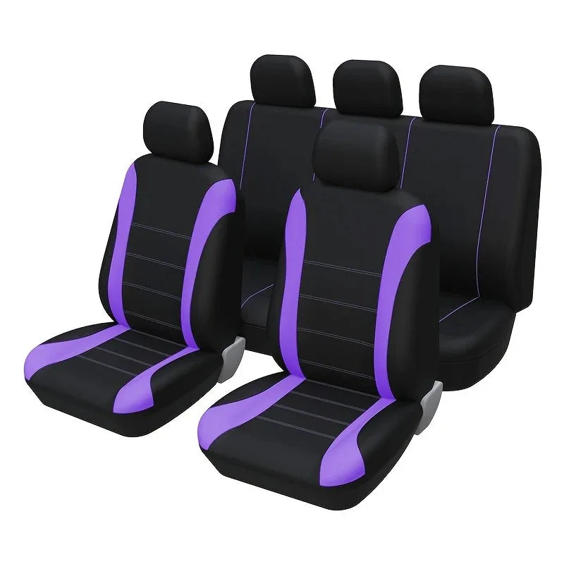 Universal Car Seat Covers Full Set, 2 or 5 Seats