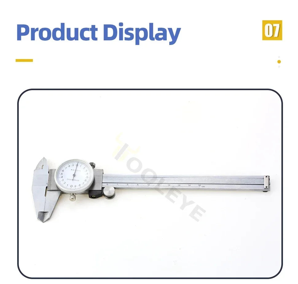 Stainless Steel Vernier Dial Caliper 0-150mm Measuring Tool - image 29