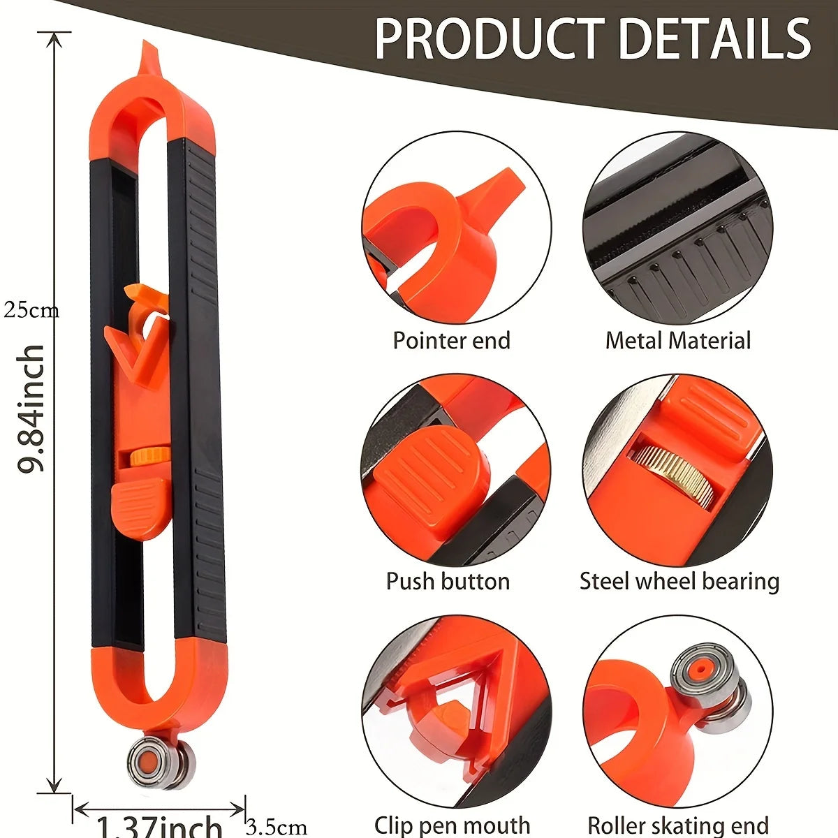 Contour Gauge Scribe Tool – Profile Duplicator for Woodworking - image 8