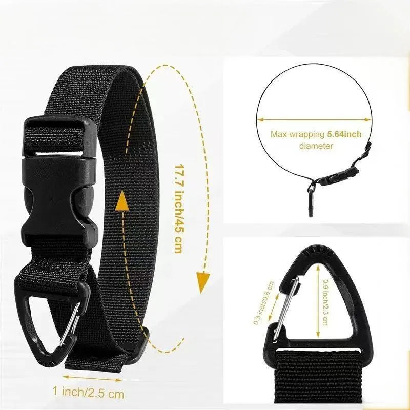 45cm Adjustable Extension Cord Organizer Storage Strap with Buckle
