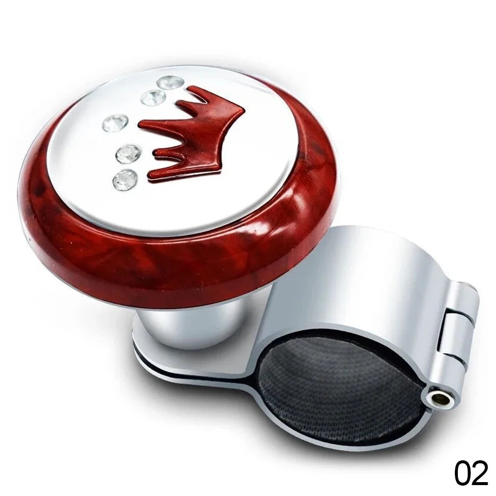 Steering Wheel Spinner Knob with Clamp for Cars & Trucks, Universal