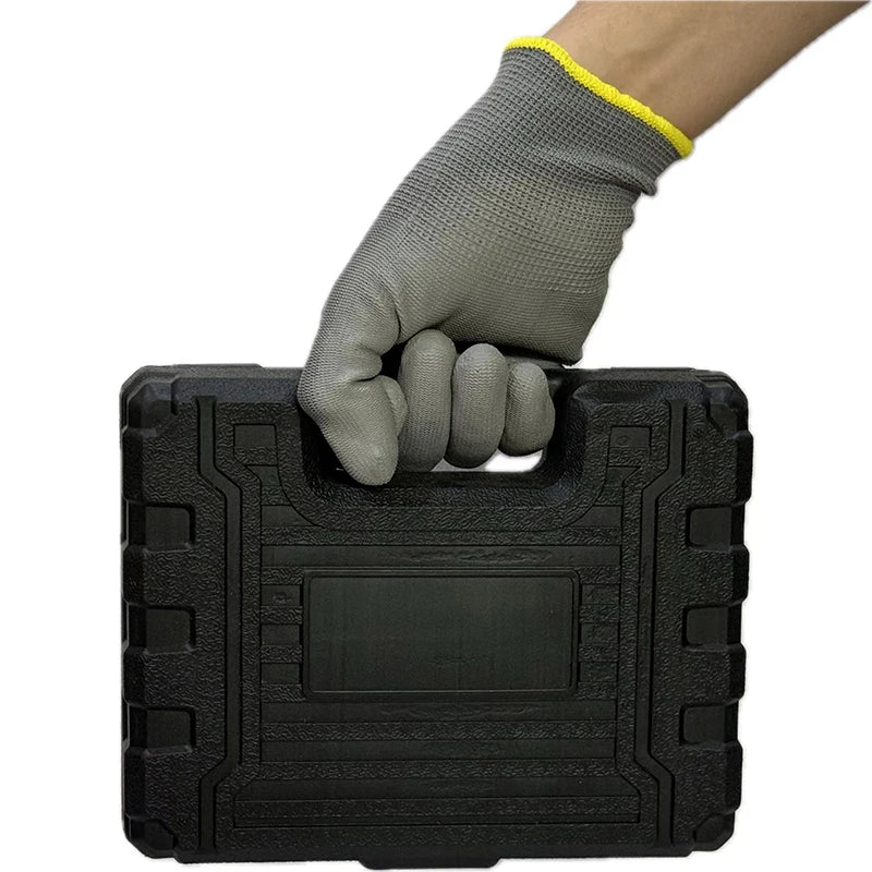 12/24/36 Pairs of Nitrile Safety Work Gloves PU Coated, Palm Coated Mechanical Work Gloves and PU Gloves, for Men and Women