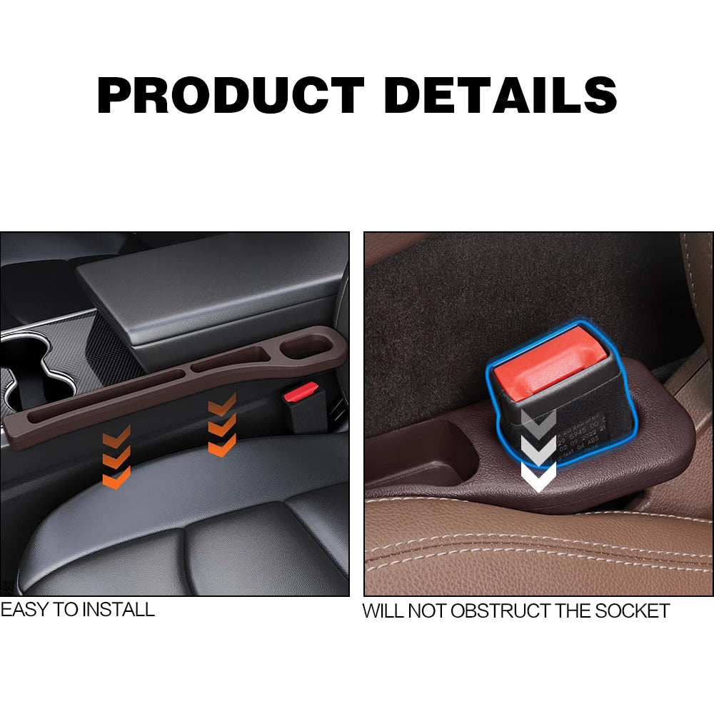 Car Seat Gap Filler Organizer for Dodge Ram & Challenger (2 Pack) - image 6