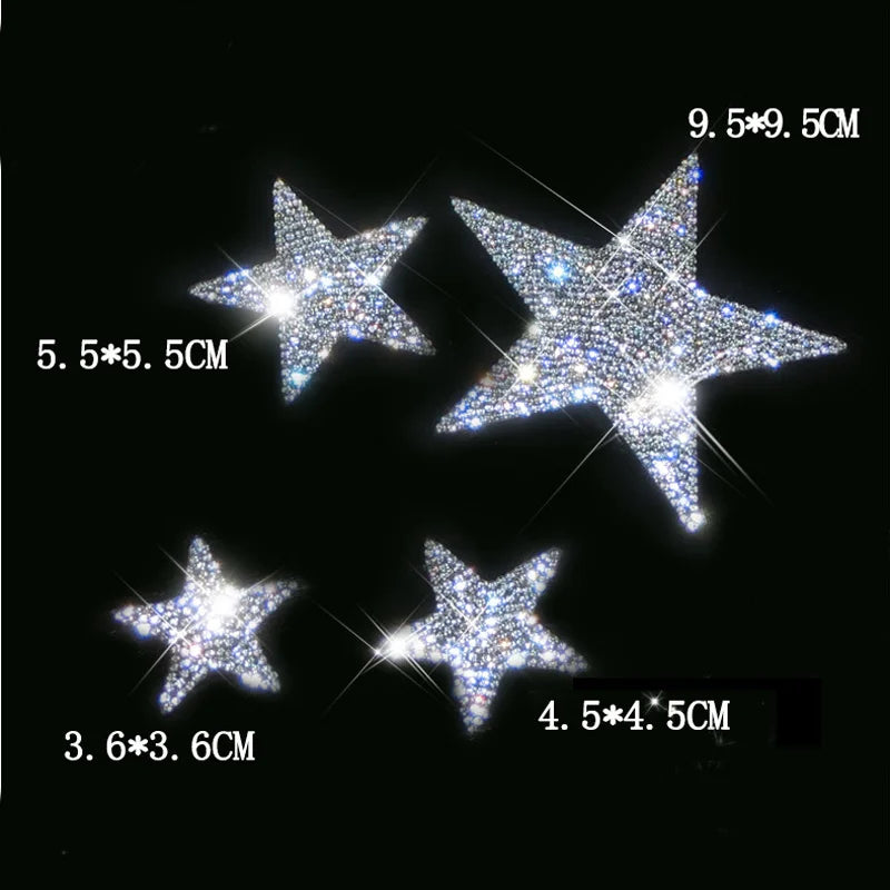 Cat Ear and Paw Rhinestone Car Stickers, 3D Bling Body Decals - view 3