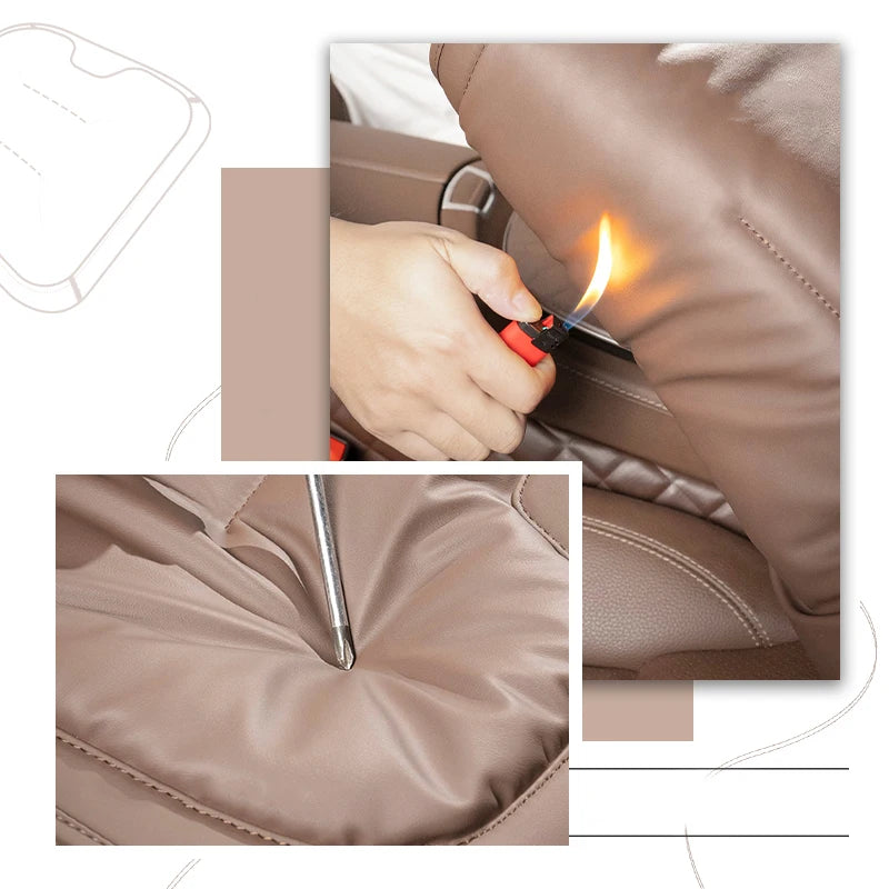 Leather Car Seat Cover | Universal Fit, All-Season Protection - image 2