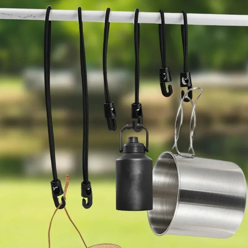 Bungee Cords with Hooks, 10/50/100 Pack – High Elasticity