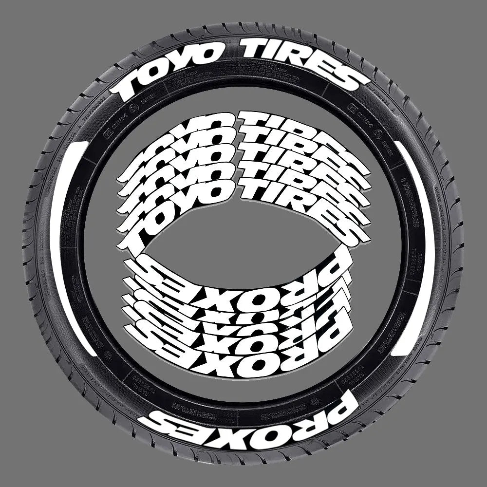 3D Waterproof Tire Stickers – Universal for Cars & Motorcycles