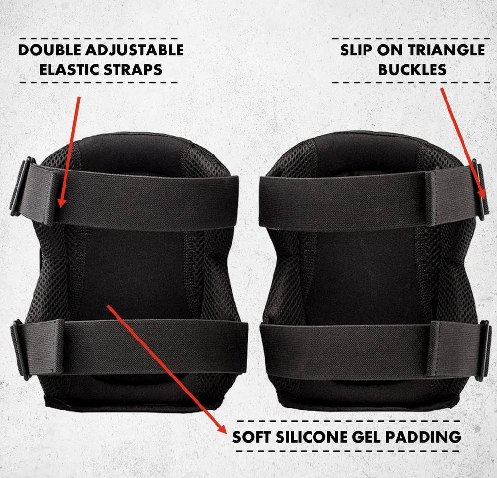 Heavy-Duty Foam Knee Pads for Construction & Flooring