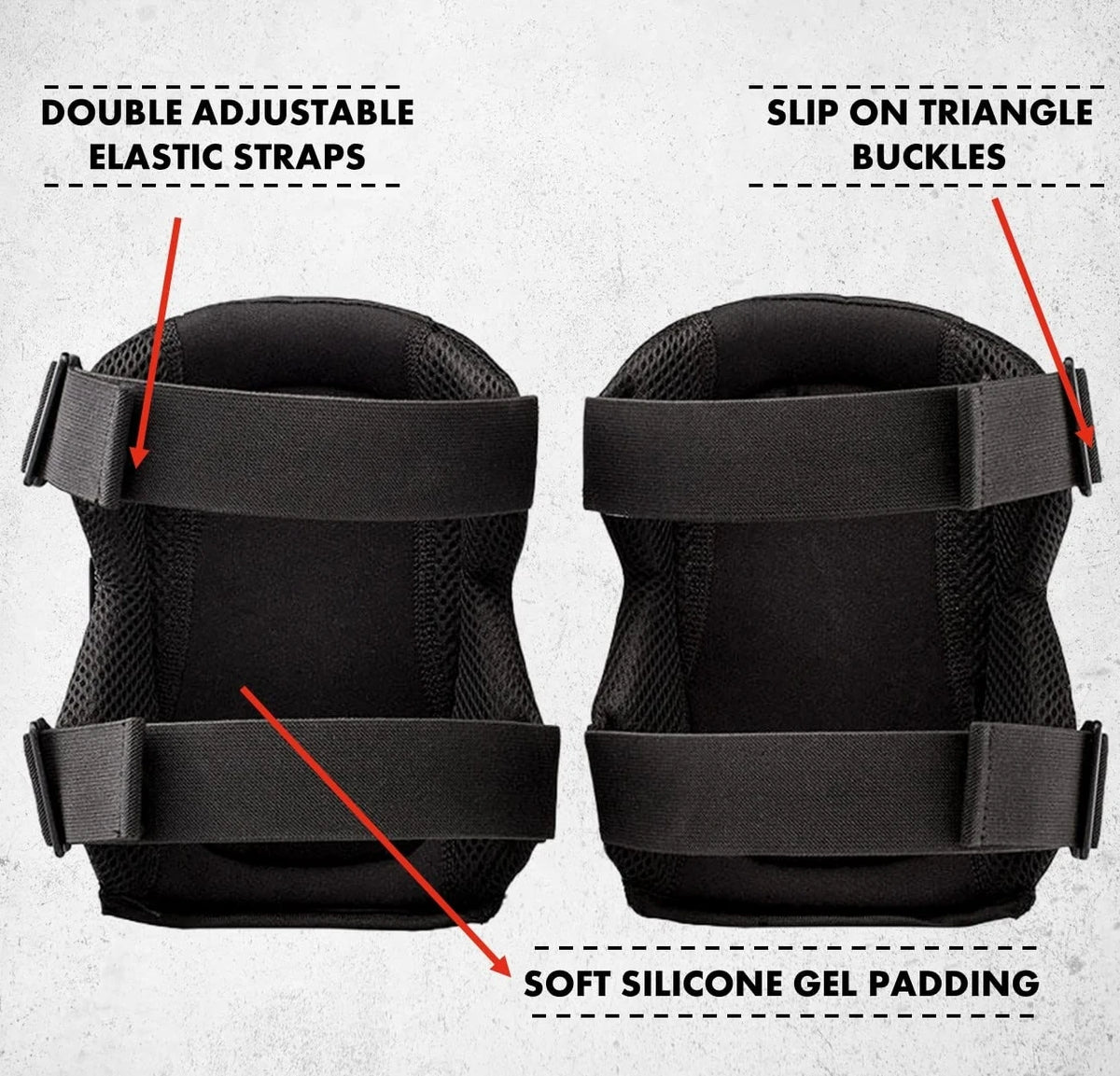 Heavy-Duty Foam Knee Pads for Construction & Flooring