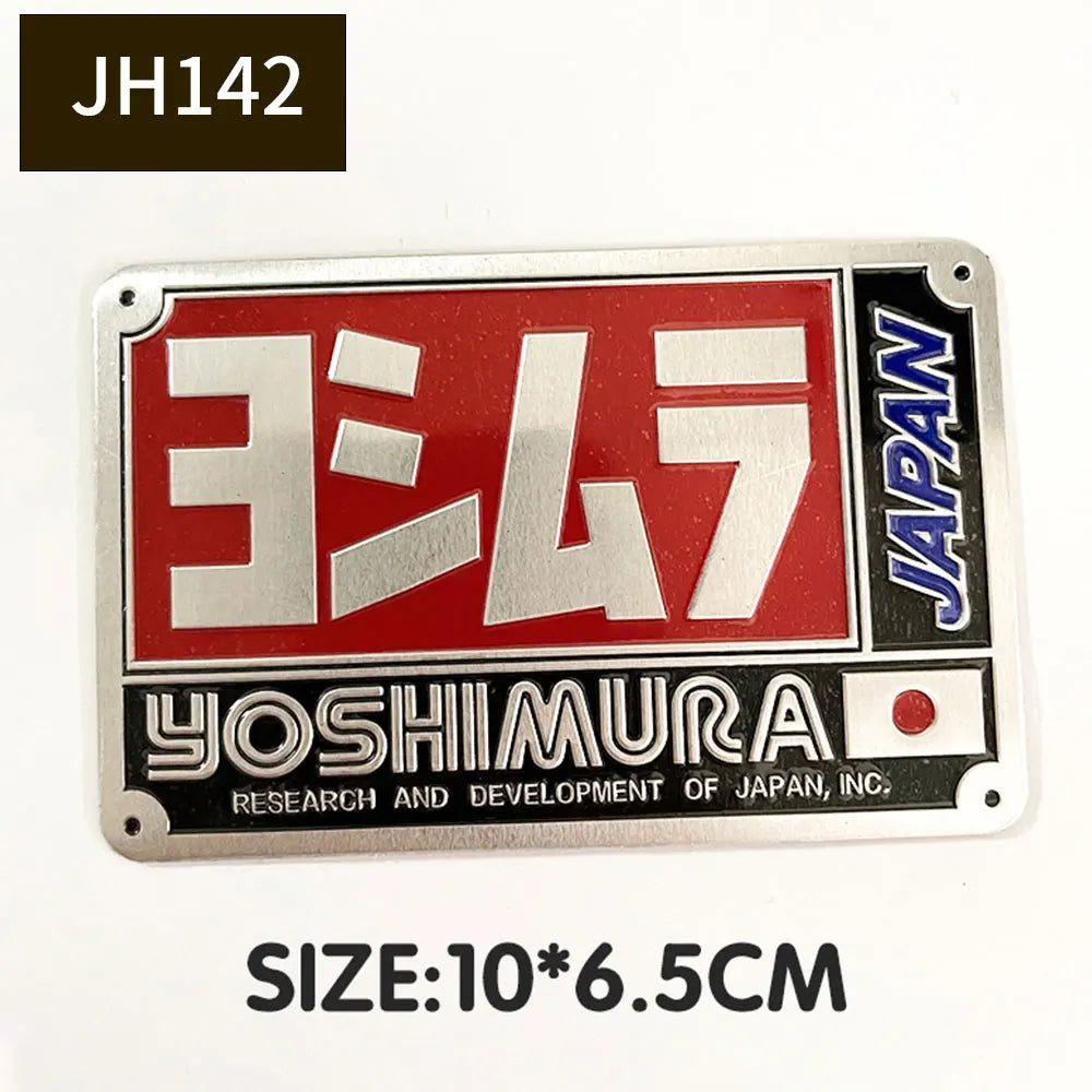 Aluminum Motorcycle Exhaust Pipe Sticker with Scorpion Design