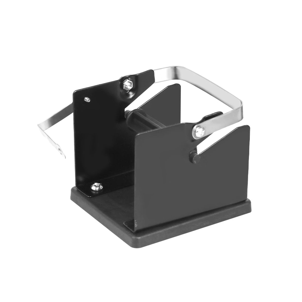 Compact Solder Wire Spool Dispenser Holder, Adjustable Metal Reel Stand For Workbench, Welding Wire Organizer Tool