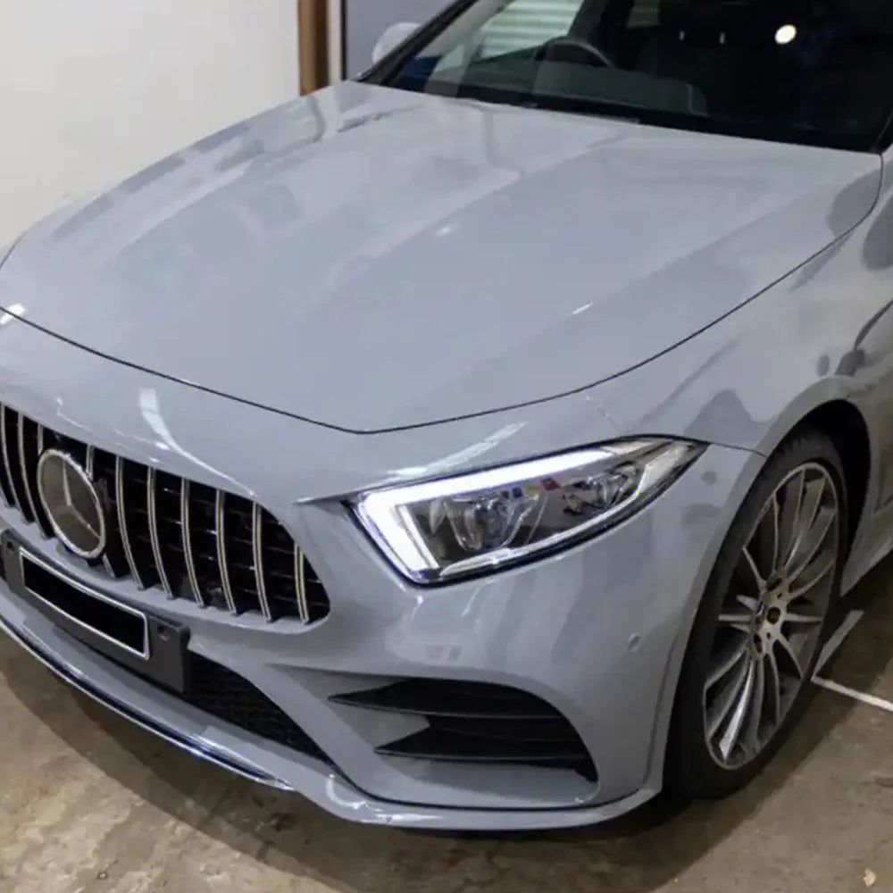 High Gloss Grey Vinyl Wrap – Car, Motorcycle & DIY - image 4